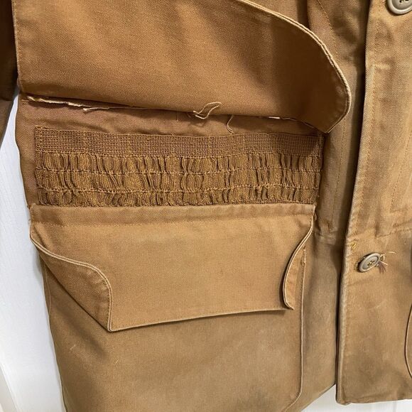 Vintage Redhead Bone Dry Canvas Hunting Field Jacket Game‎ Pocket USA Made Sz 40 - Picture 3 of 14